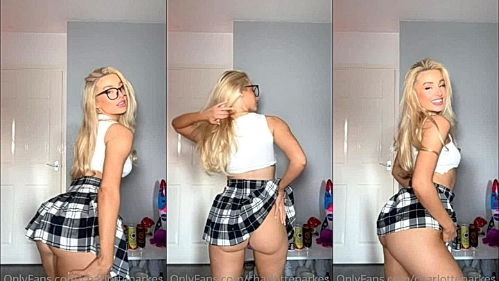 Charlotte Parkes showing her big booty leaked video