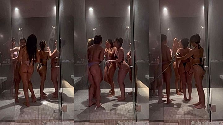 Lesbians bathroom leaked full video of Aishah Sofey