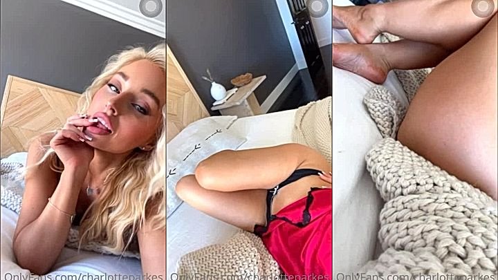 Sexy Charlotte Parkes treasing bedroom clip leak