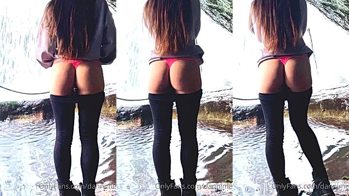 Danni Meow hot ass play at waterfall video clcip got leaked
