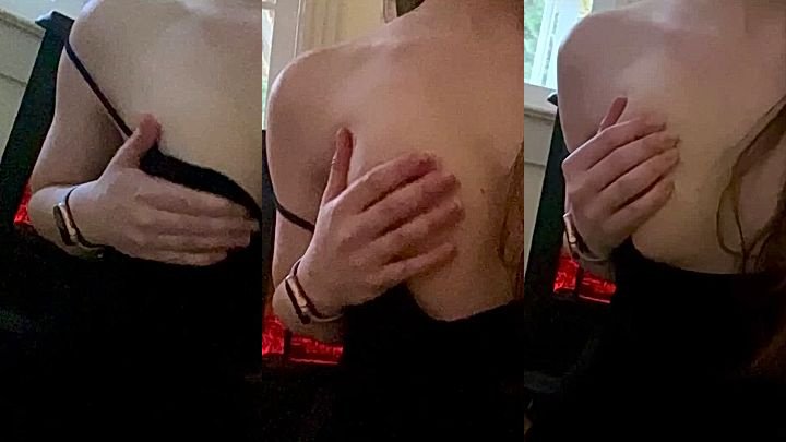 Danni Meow pressing her hot boobs moves video clip got leaked for fans