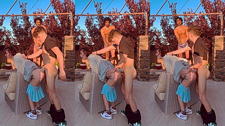 Sexy american threesome outdoor fuck Shrooms Q leaks