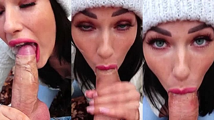 Sexy slut hot outdoor blowjob fun Shaiden Rogue leaks