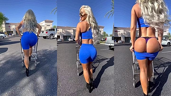 Laci Kay Somers teasing with hot ass in public leaks
