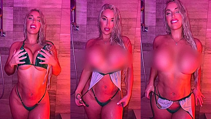 Hot girl leaked bathroom nude clip for fans Laci Kay Somers